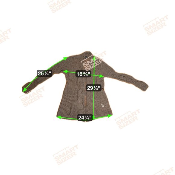 EILEEN FISHER Baby Alpaca Open Cardigan XS Taupe Sheer Travel Minimalist Luxury - Picture 6 of 6